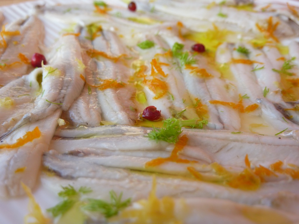 Ricetta Alici Marinate agli Agrumi