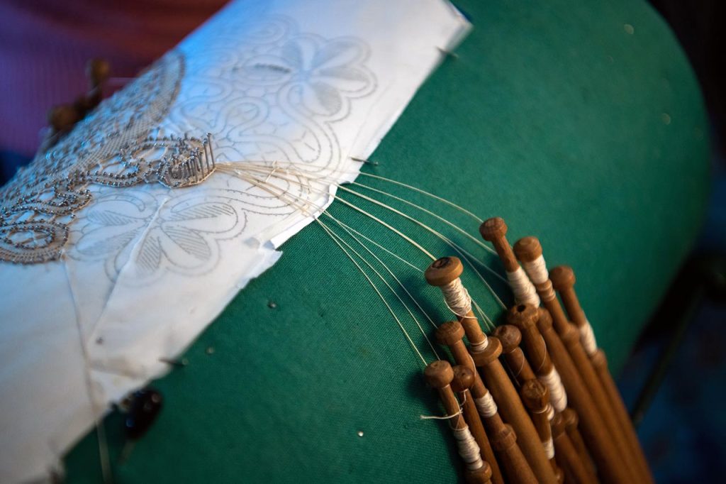 merletto siciliano a tombolo