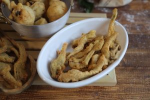 cardi cavolfiore carciofi in pastella siciliani