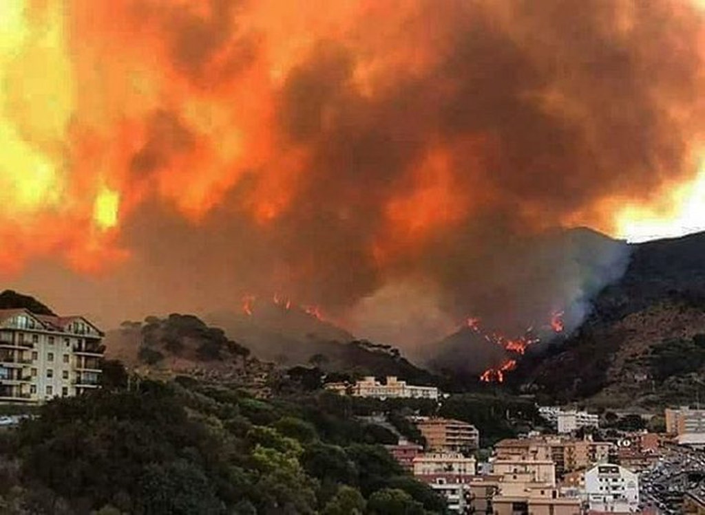 incendio bosco Scorace