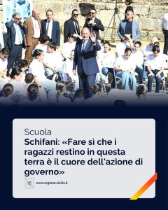 Schifani giovani Sicilia
