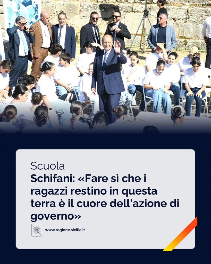 Schifani giovani Sicilia