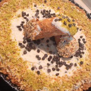 Crostata fredda al cannolo siciliano